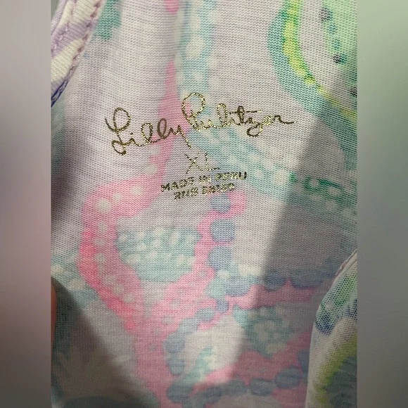Lilly Pulitzer Dress Size XL Xlarge Mini Swing Resortwear Preppy Beach Tropical - Picture 5 of 9